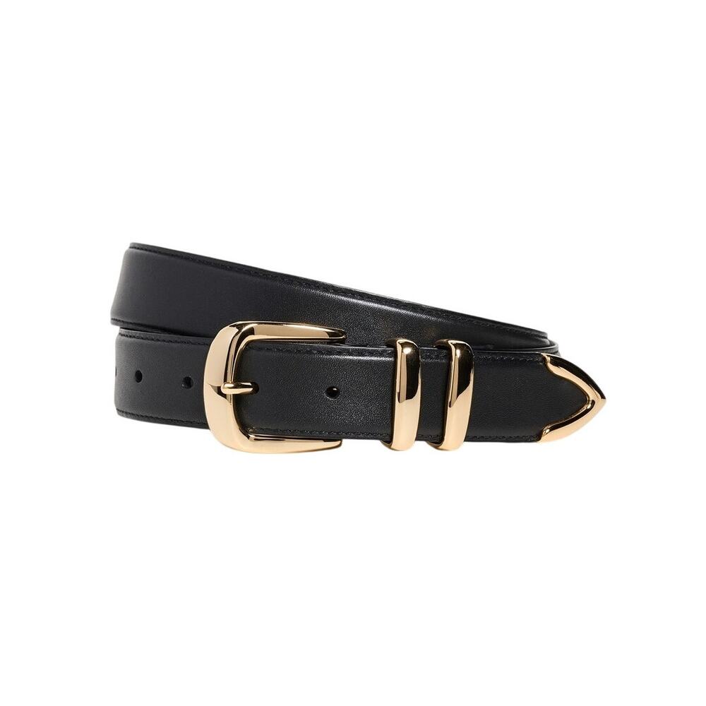 Favorite Daughter Sleek Black Jordan Belt Size XS